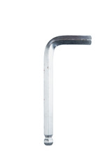 Imbus or Allen key on a white background. Construction or repair tool