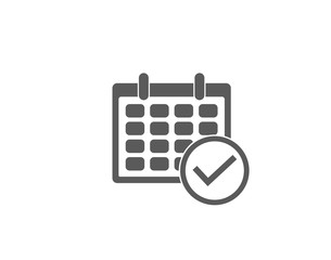 Event schedule icon, time management icon