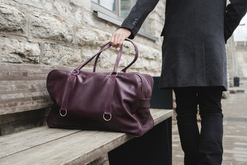 Men's Leather bag - criminal mafia