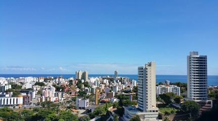 Naklejka premium View of buildings in Salvador Bahia Brazil