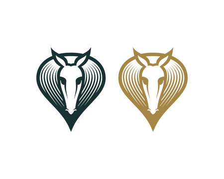 Vector Simple Line Art Animal Pangolin Head Symbol Abstract Logo Modern 