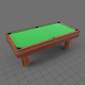 Pool Table snooker - Mesa de Sinuca, 3D CAD Model Library