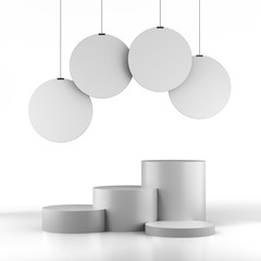 Tube Shape Product Display With Hanger