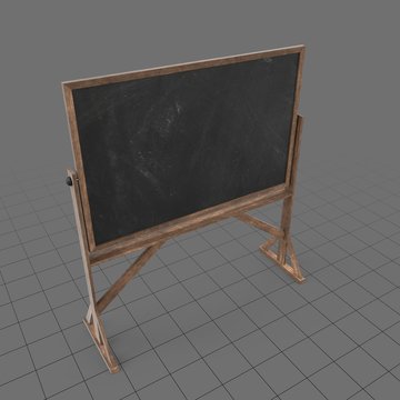 Freestanding chalkboard