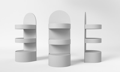 Round Product Display Shelf