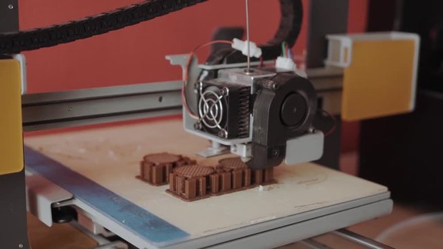 3d printer in process