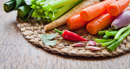 Vegetable Stock Broth Soup Ingredients .