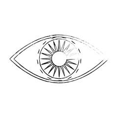 eye human view icon vector illustration design