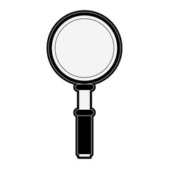 Magnifying glass tool vector illustration graphic design