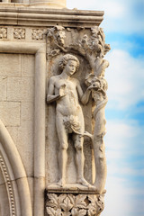 Obraz premium Architectural details of the Doge`s Palace