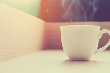 Cup of coffee with beautiful Latte art