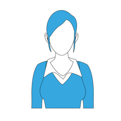 Business woman cartoon vector illustration graphic design
