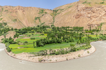 Nice view of Pamir in Tajikistan