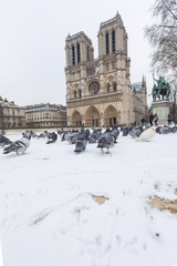 Paris under snow, March 1st 2018