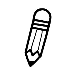 hand drawn pencil. vector and illustration