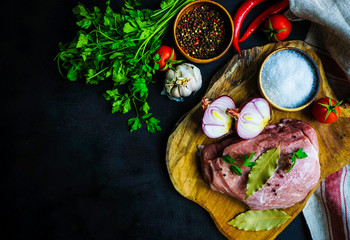 Ingredients for souzi dish