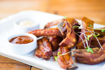 juicy barbeque pork ribs