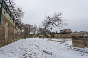 Paris under snow, March 1st 2018