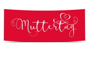 Muttertag - dekorativer Banner