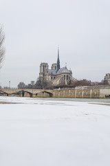 Paris under snow, March 1st 2018