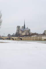 Paris under snow, March 1st 2018