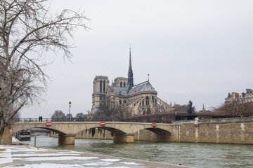 Paris under snow, March 1st 2018