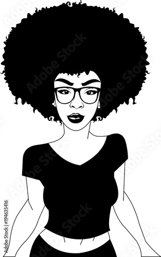 Group Of Cartoon Black Woman African Girl Stock Image And Royalty