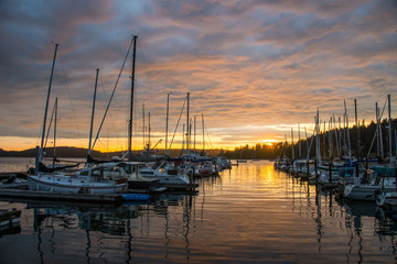Harbor Sunset