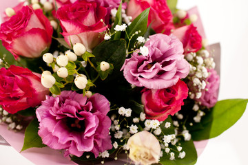 bunch of different flowers