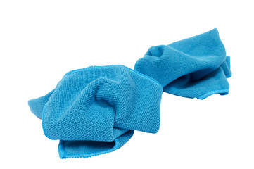 Blue Cleaning Cloths Focus On the Front Cloth Only