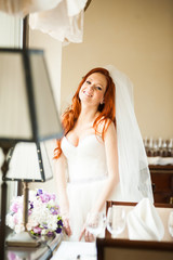 Beautiful smiling bride