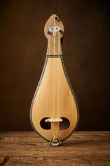 Traditional Greek and Turkish instrument politiki lyra klasik kemence