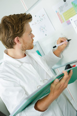 Obraz premium young mathematician theorist