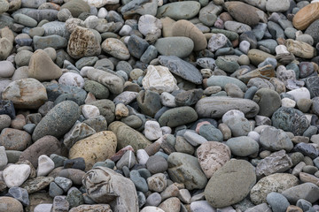 Stones polished by water