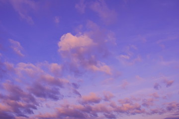 natural background. evening bright sky.