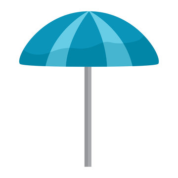 parasol umbrella beach icon image vector illustration design 