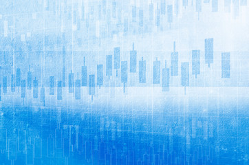 Stock market chart as a background for the site