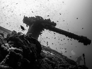 B&W Deck Gun SS Thistlegorm