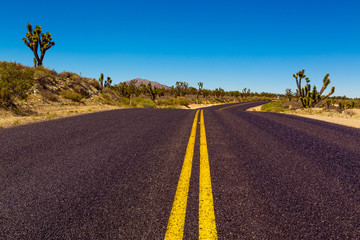 Route 66 through Mojave Desert