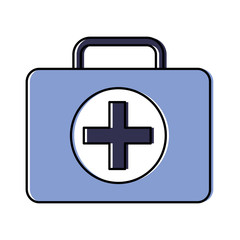 first aid kit healthcare icon image vector illustration design 