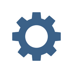 single gear icon image vector illustration design 