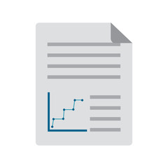 graph chart document icon image vector illustration design 