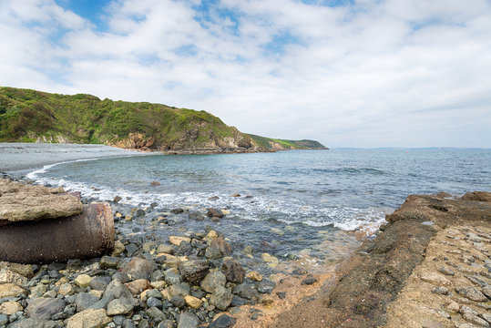 Porthallwo Cove in Cornwall