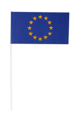 Papierfahne von Europa