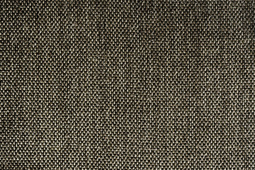 Nahaufnahme schwarzer Polster Stofftextur - Gewebemusterdesign - Abstrakter Hintergrund