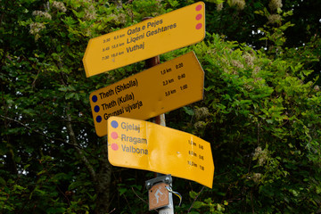 Wanderwegbeschilderung