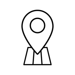 SImple isolated vector location pin icon