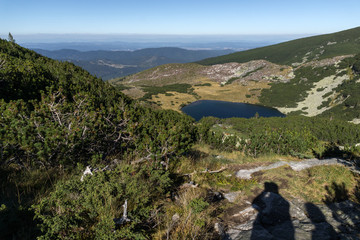 Amazing Landscape of Yonchevo lake,  Rila Mountain, Bulgaria