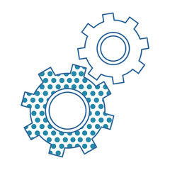 gears machinery isolated icon vector illustration design