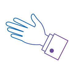 hand human palm icon vector illustration design